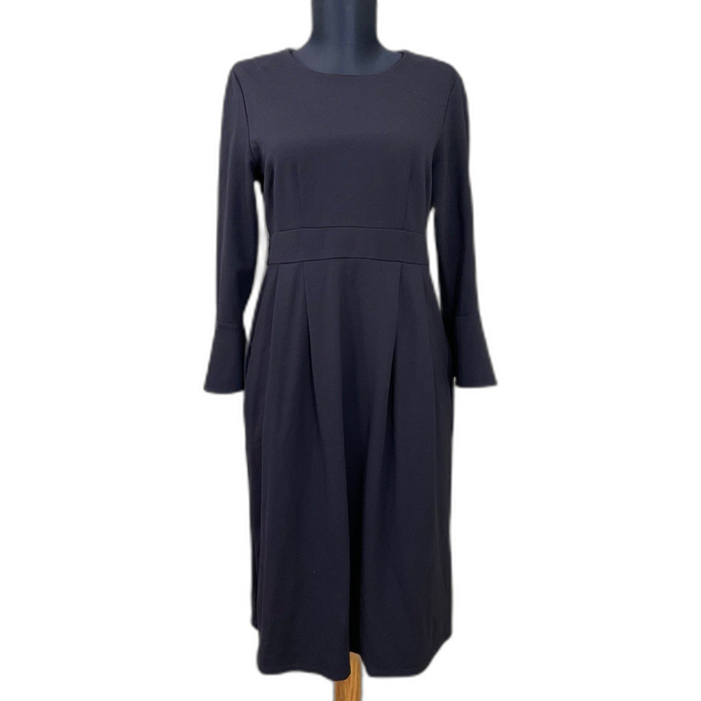 Esteé Lauder Bell-Sleeved Ponte knit Dress women’s S black tie career office